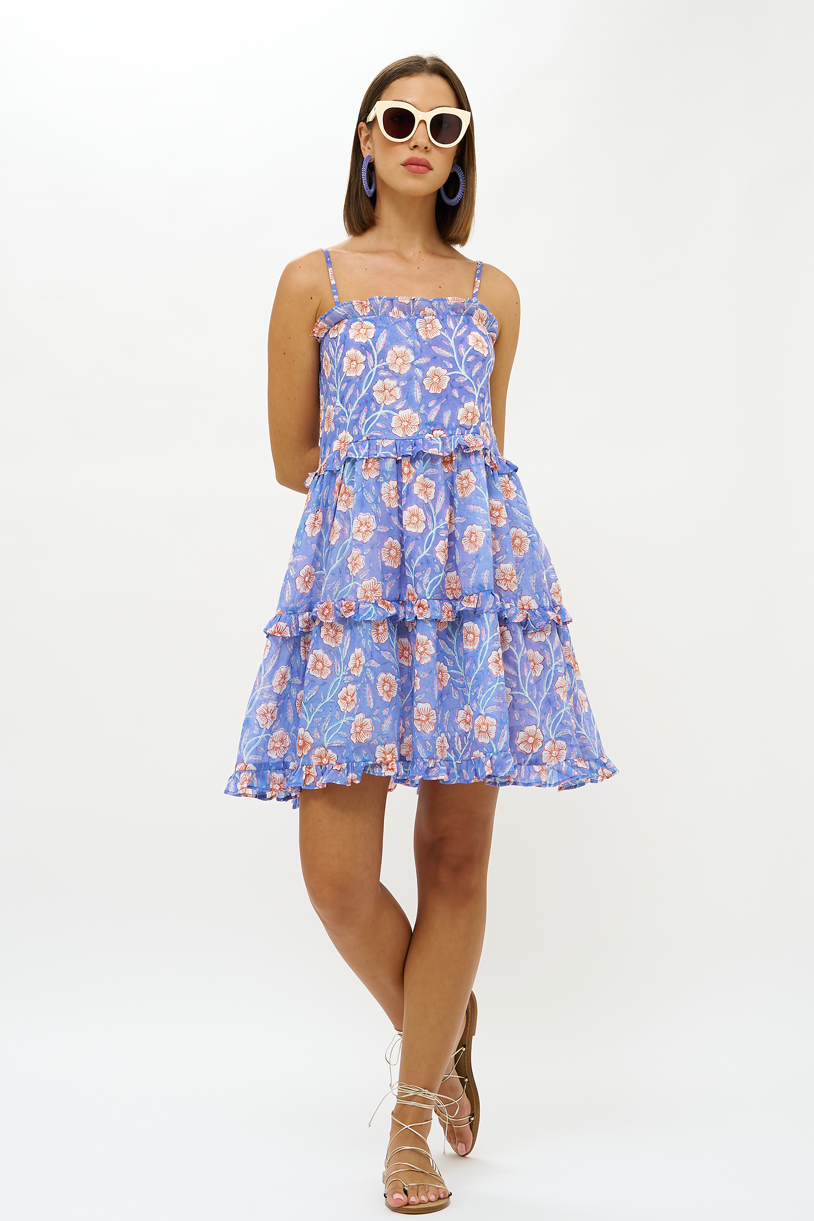 Smocked Back Mini- Amalfi Peri