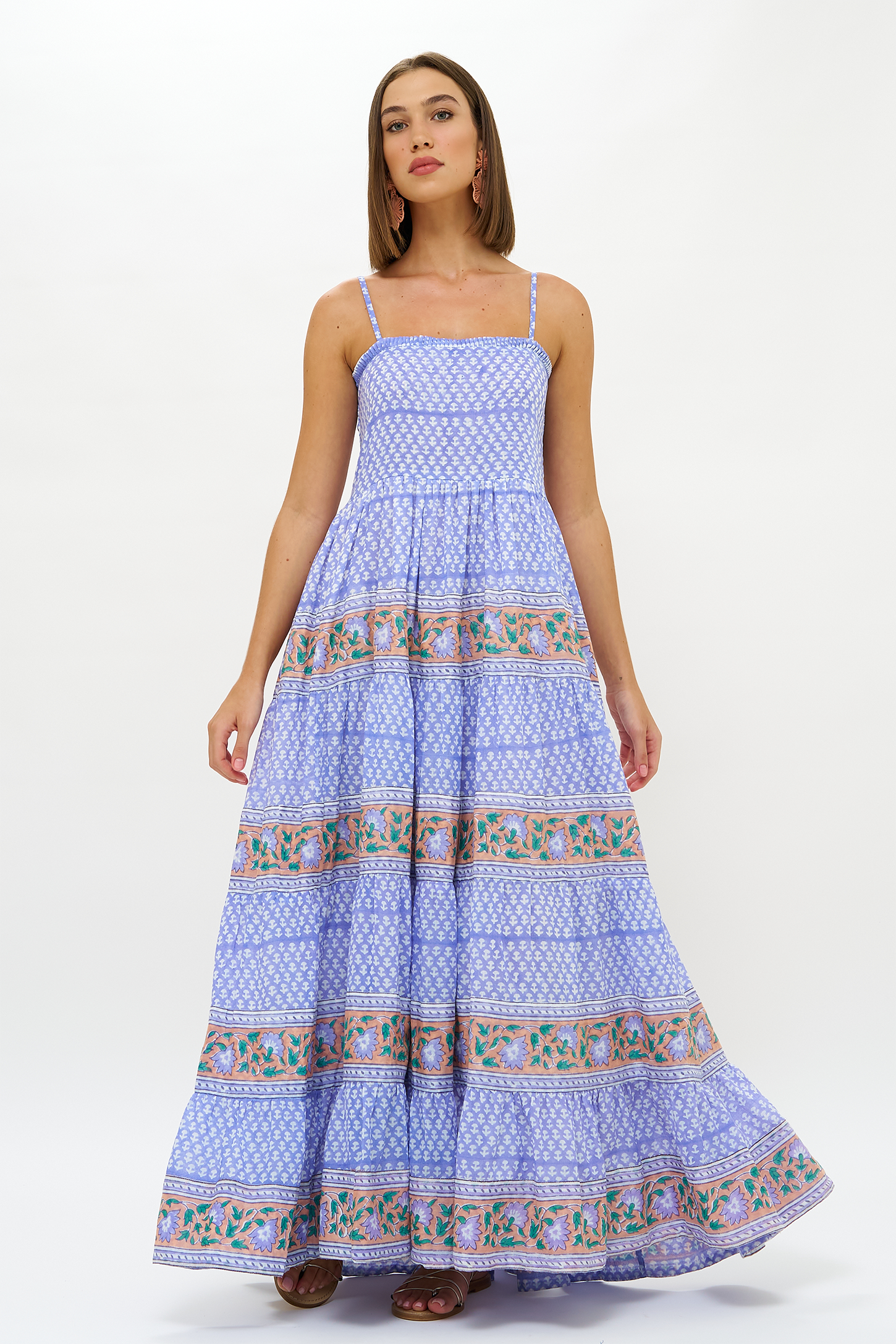 Smocked Back Maxi- Campania Peri
