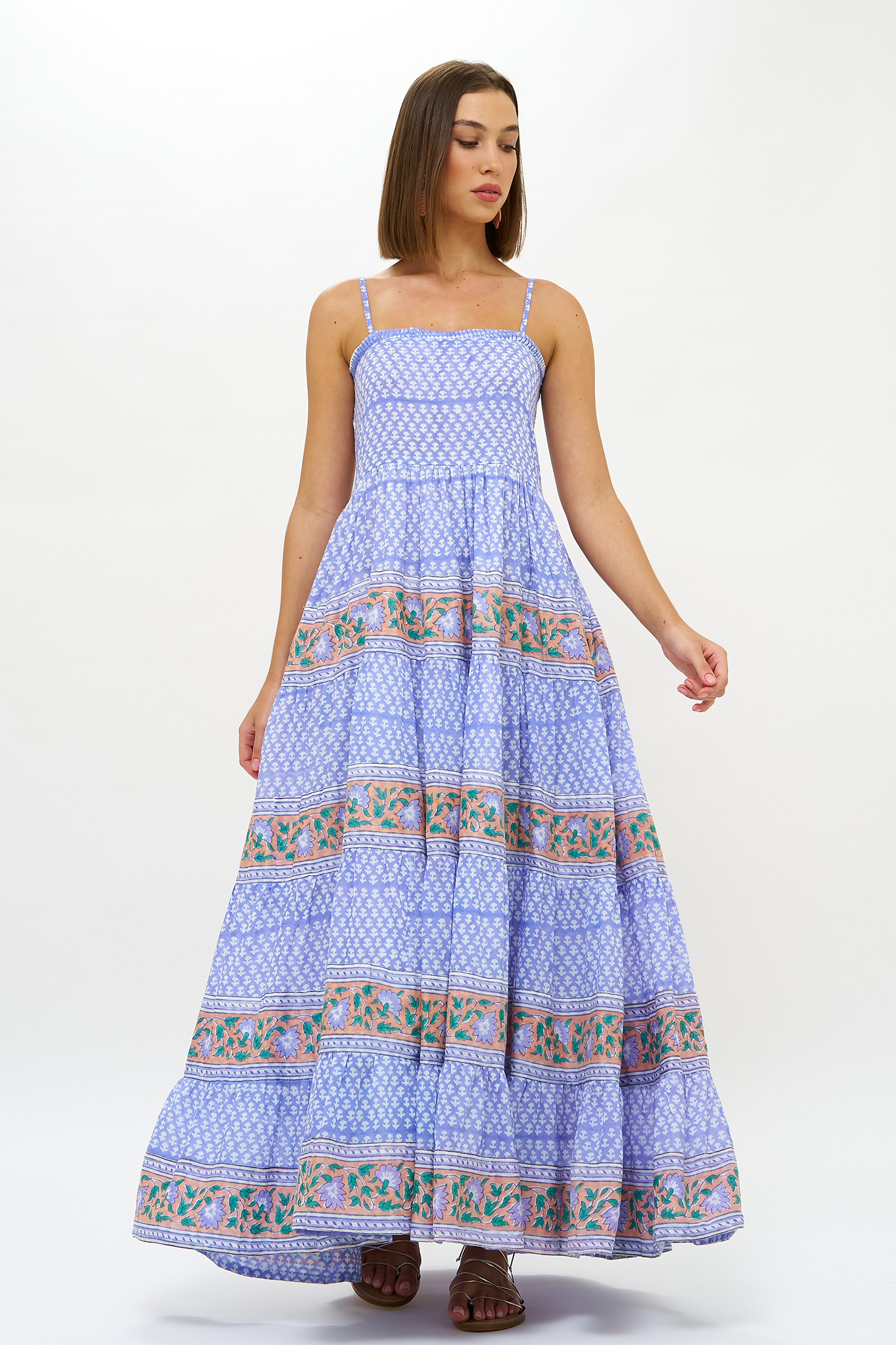Smocked Back Maxi- Campania Peri