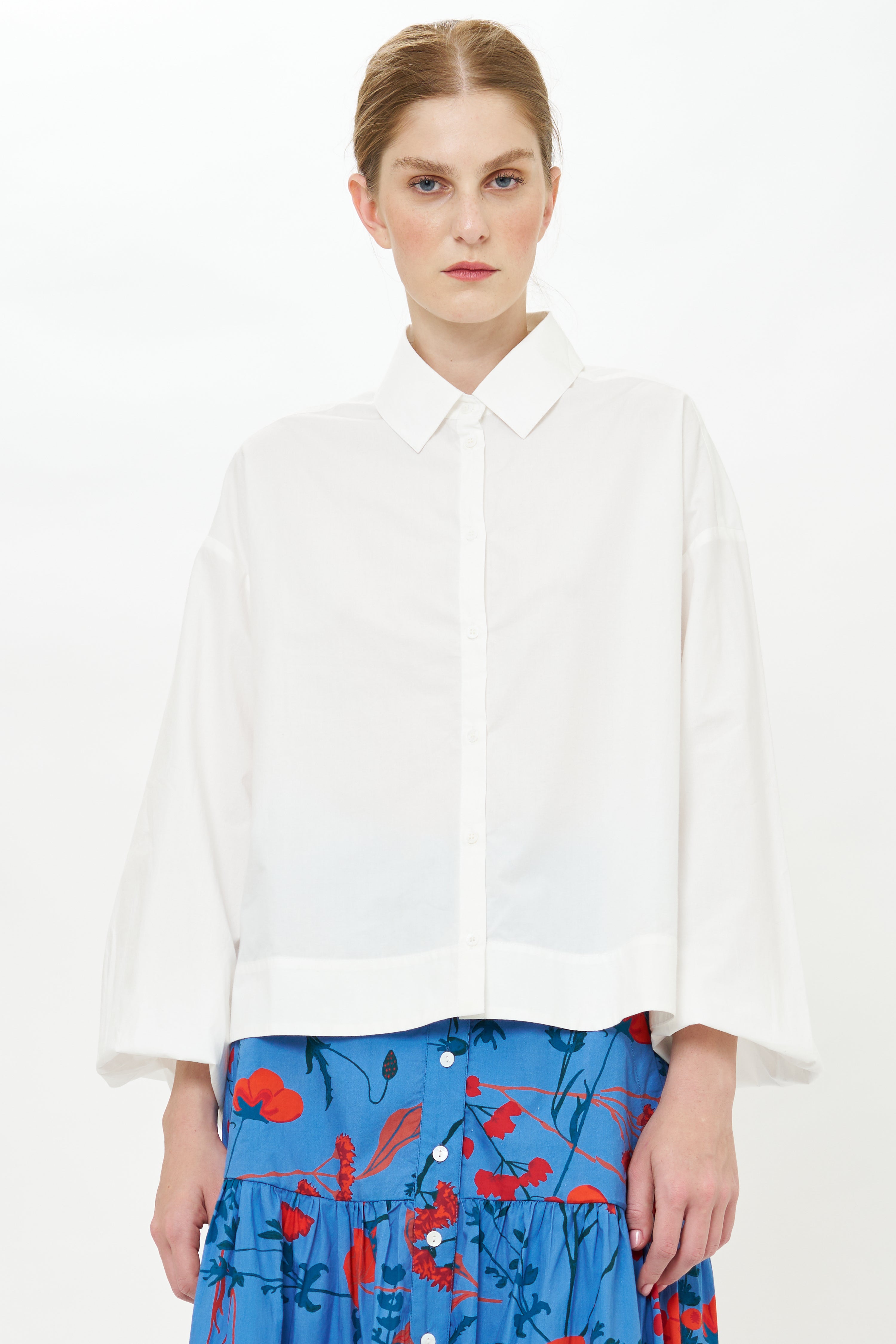 Lily Top- Hepburn Cloud