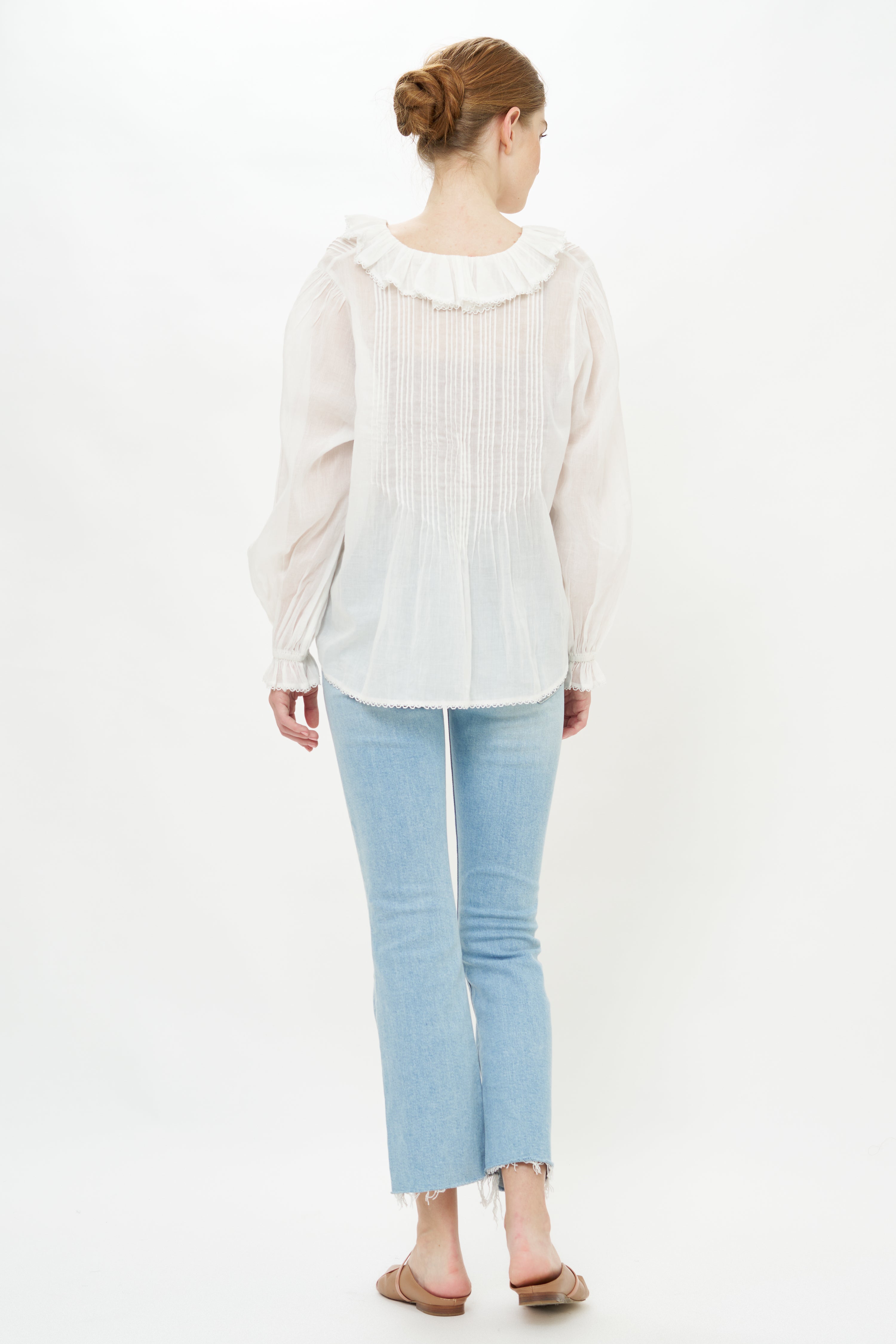 Mila Top- Hepburn Cloud