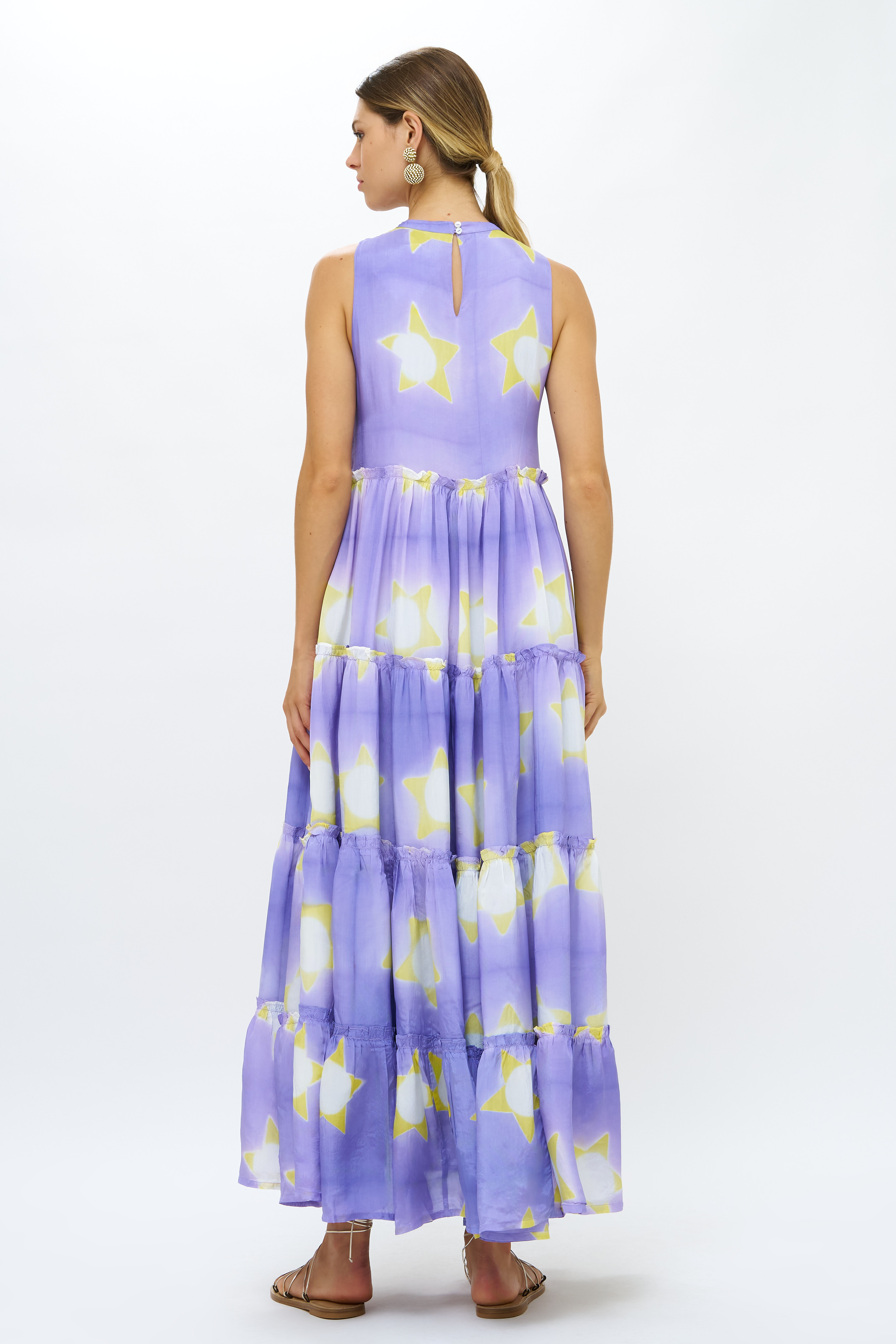 Ruffle Tiered Maxi- Mela Peri