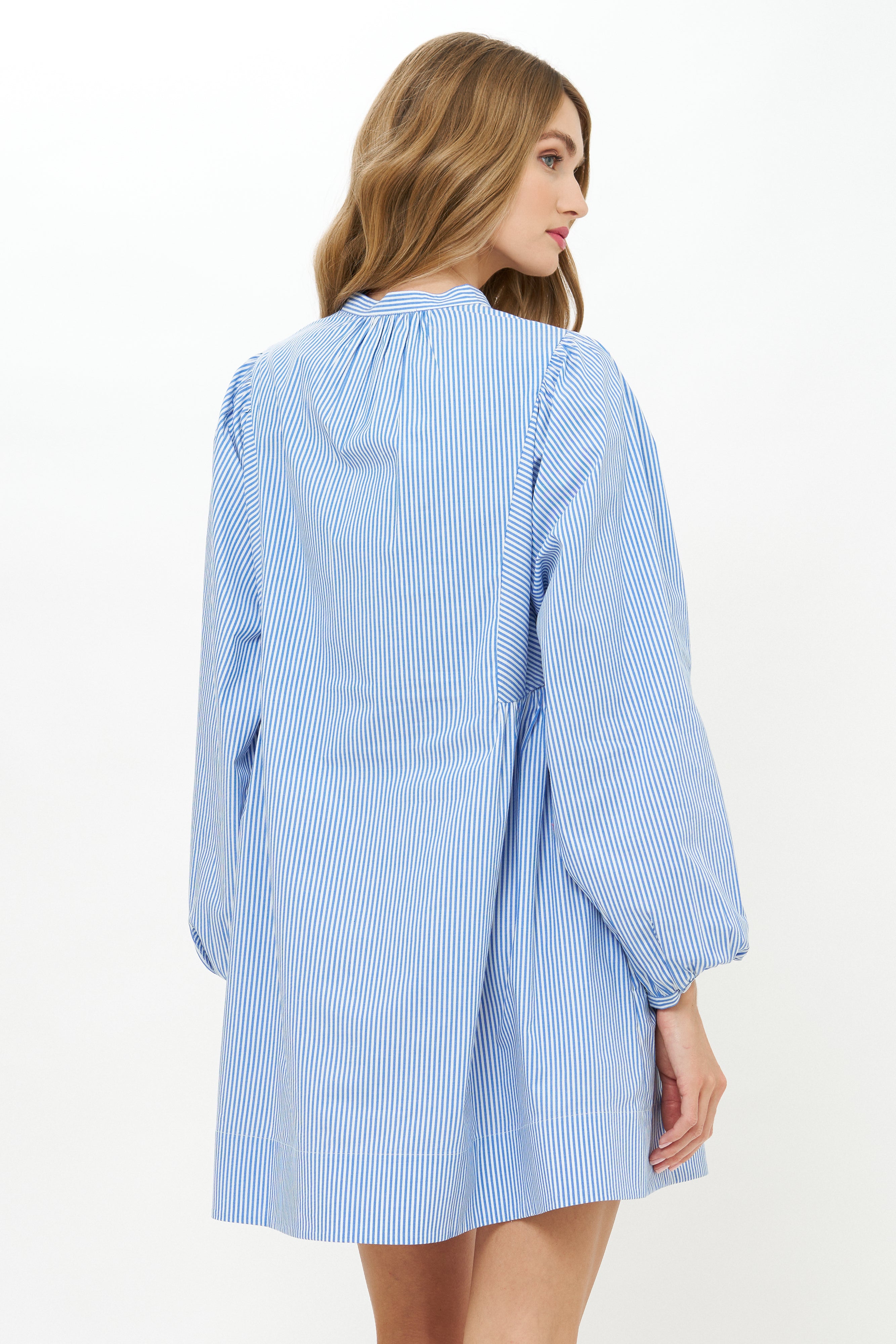 Avery Dress- Surrey Blue