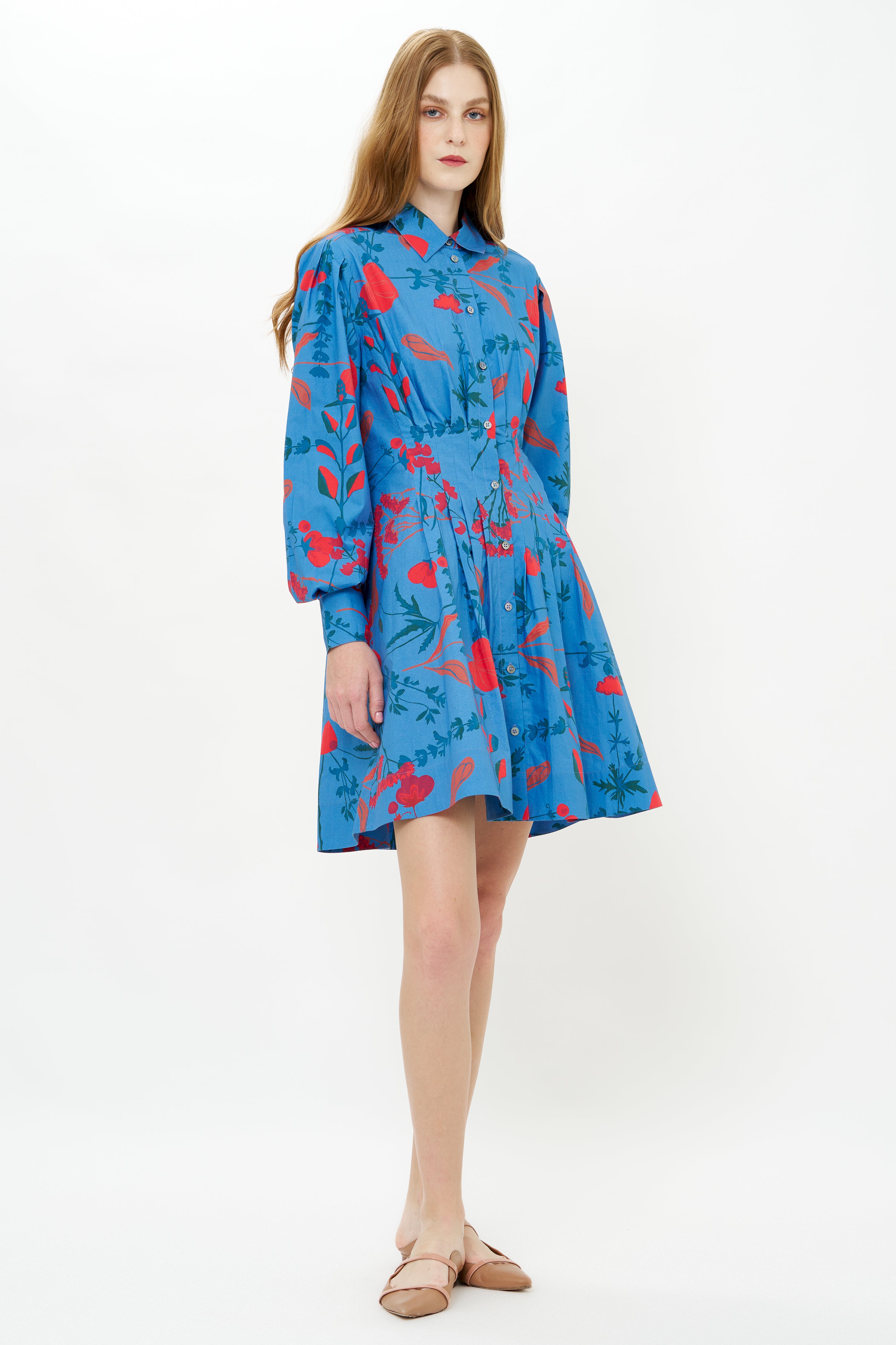 Elizabeth Dress- Bartram Blue
