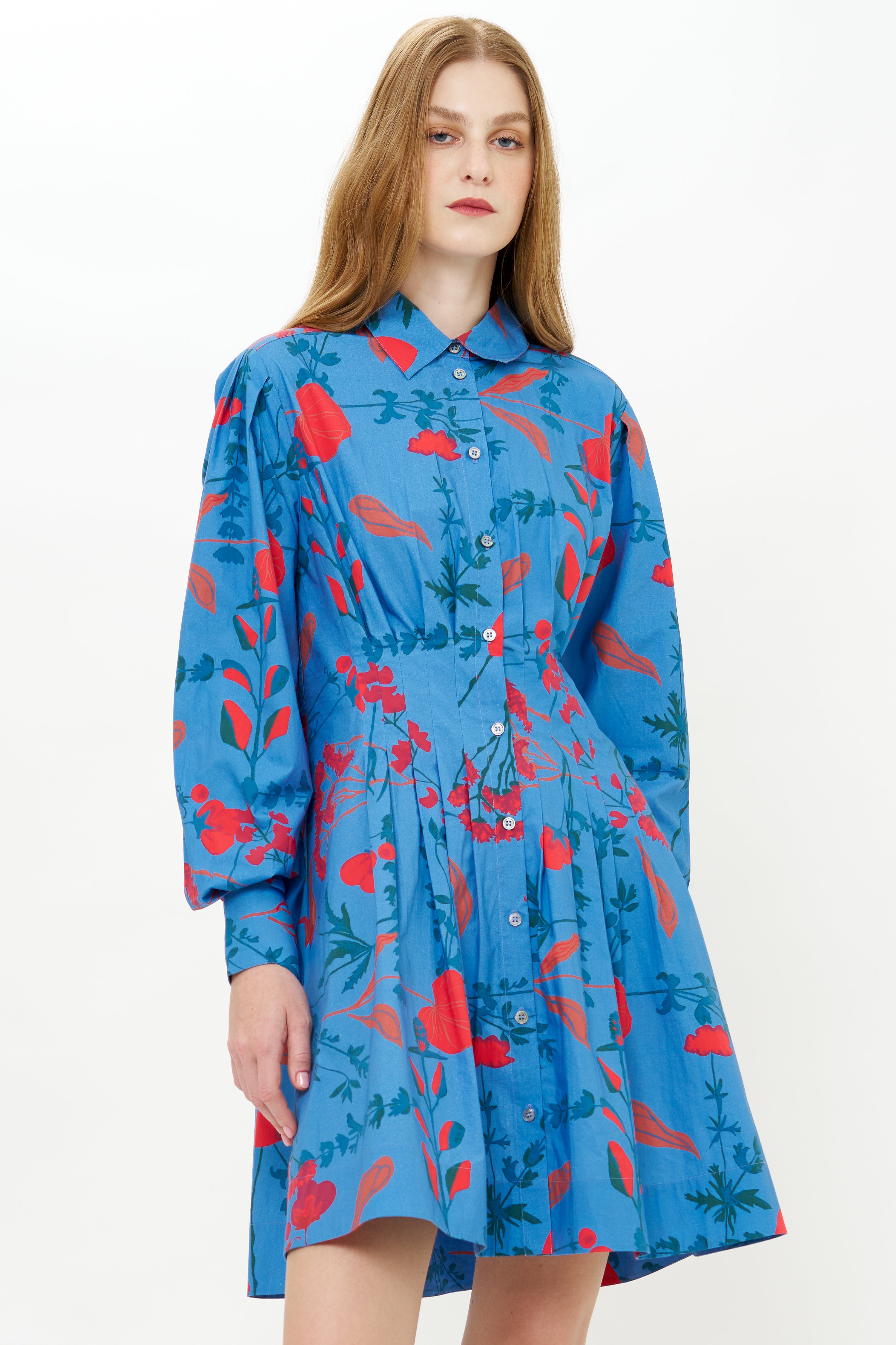 Elizabeth Dress- Bartram Blue