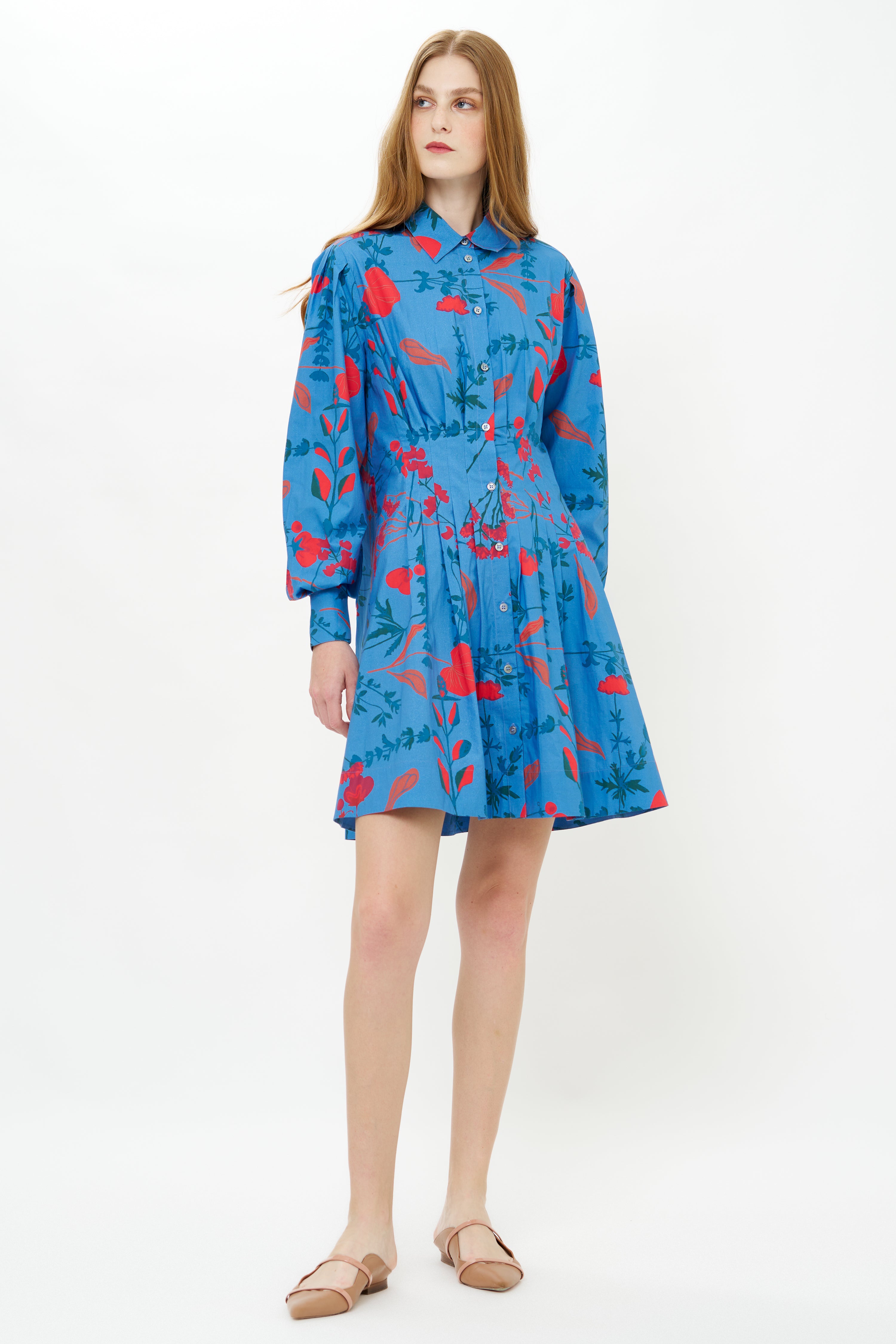 Elizabeth Dress- Bartram Blue