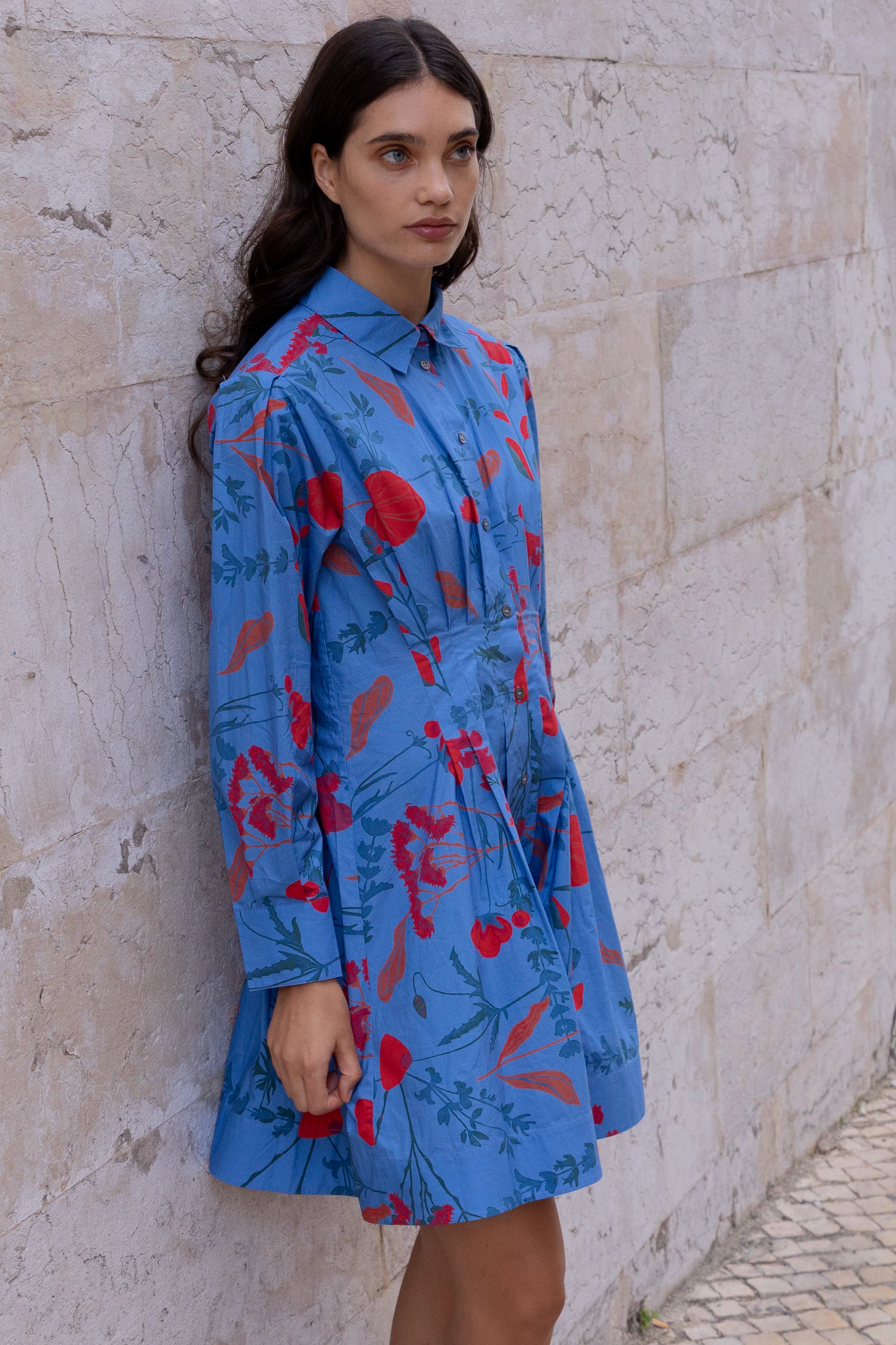 Elizabeth Dress- Bartram Blue