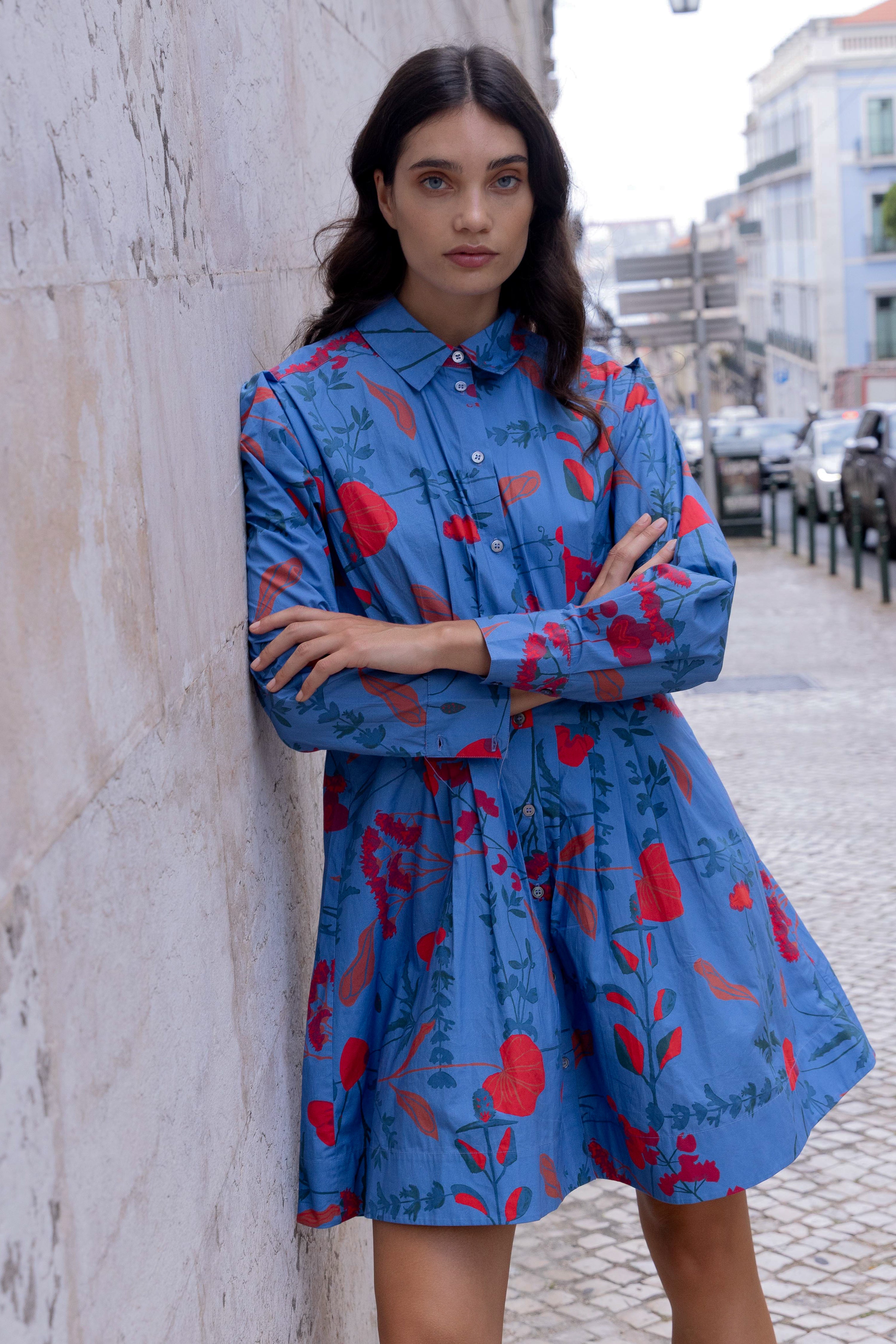 Elizabeth Dress- Bartram Blue