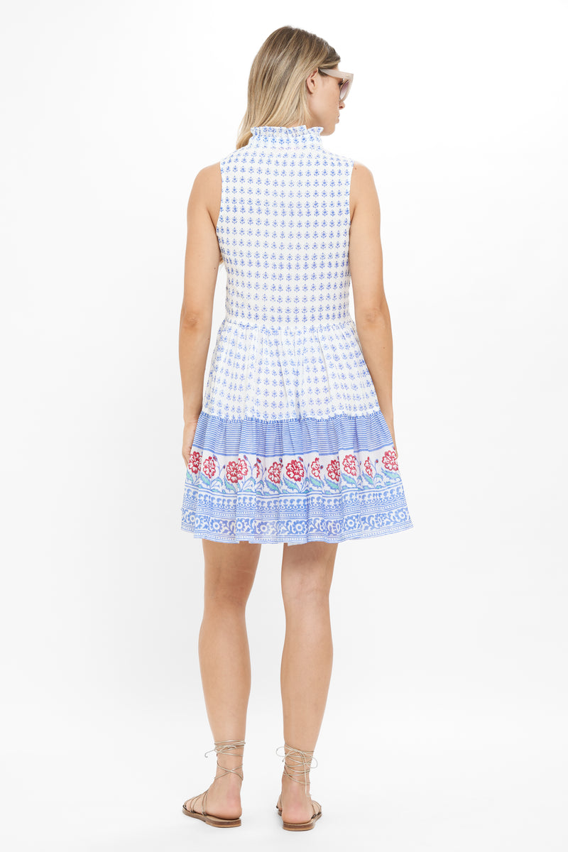 Yoke Dress- Borrego Navy