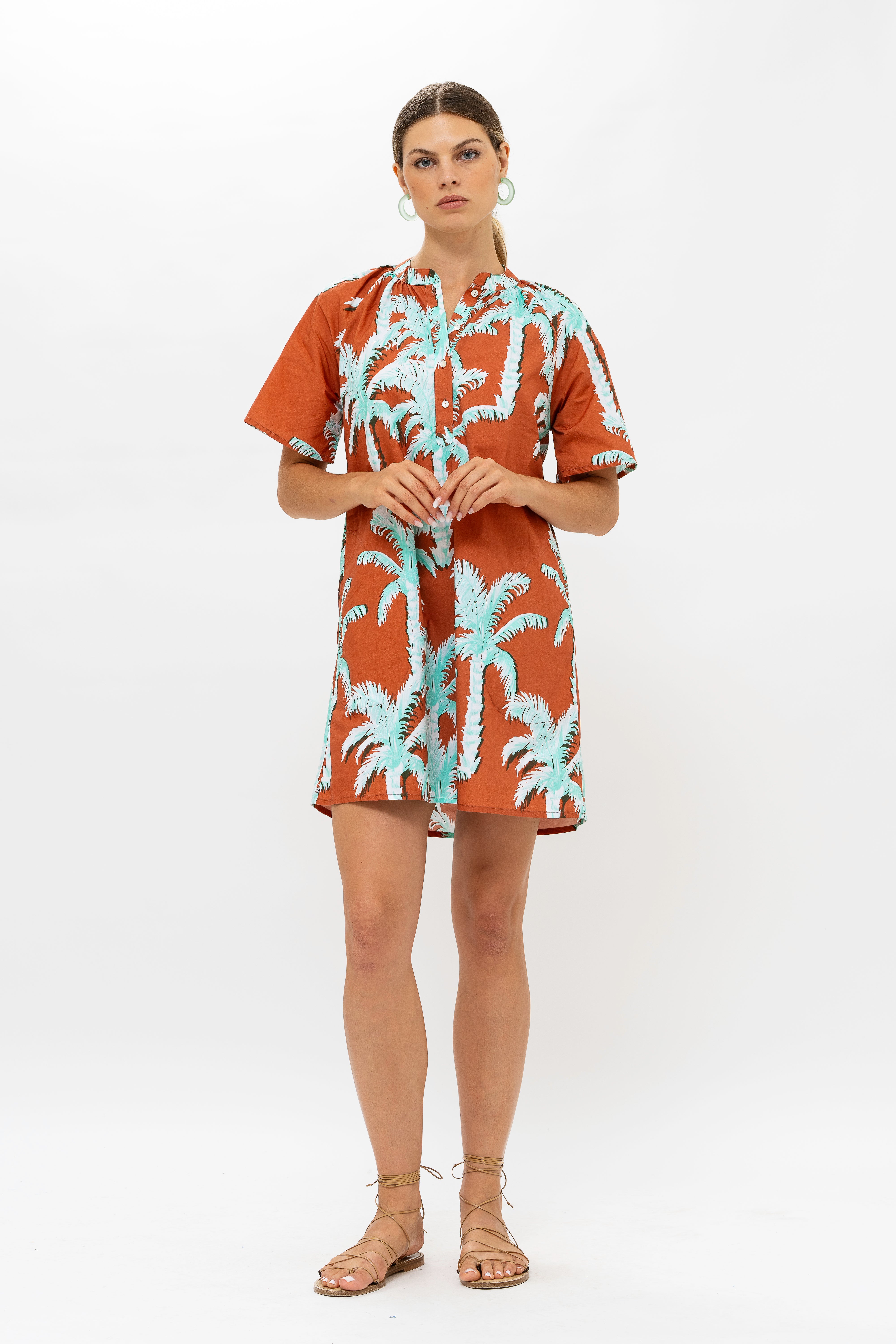 Pocket Dress- Cartagena Brown