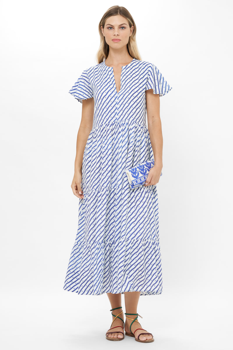 V-Neck Maxi- Dipsy Navy