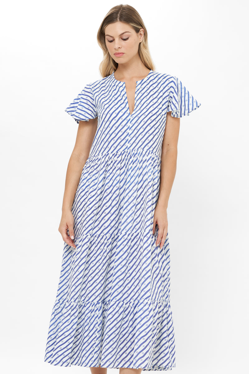 V-Neck Maxi- Dipsy Navy