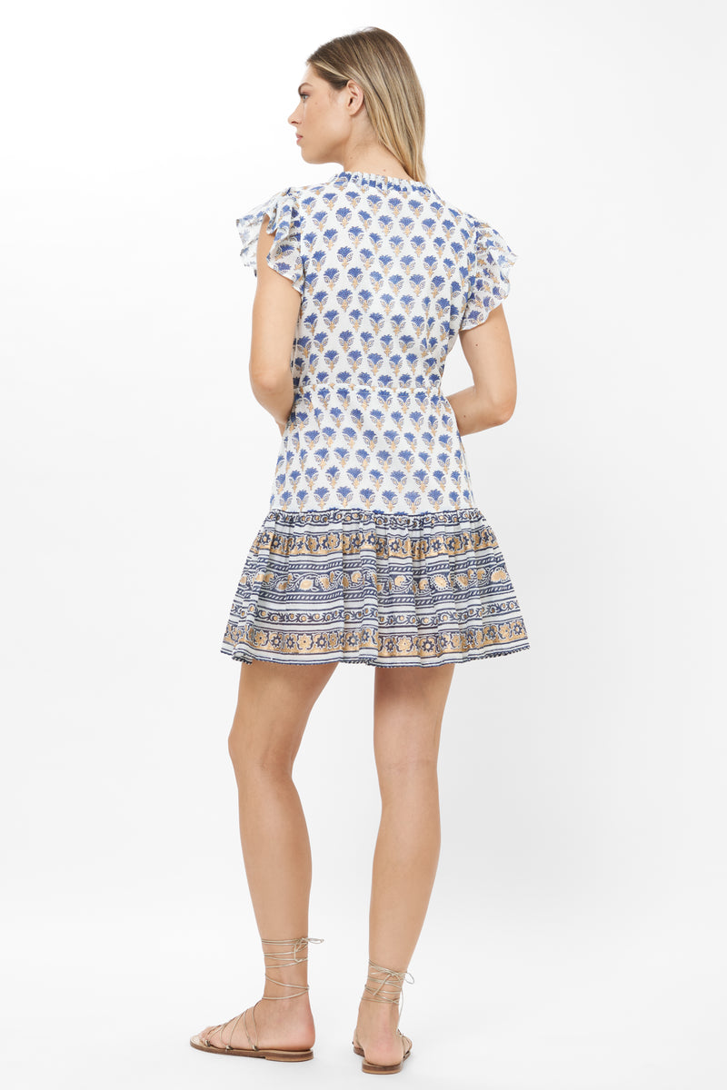 Cinched Flirty Short- Lotus Navy
