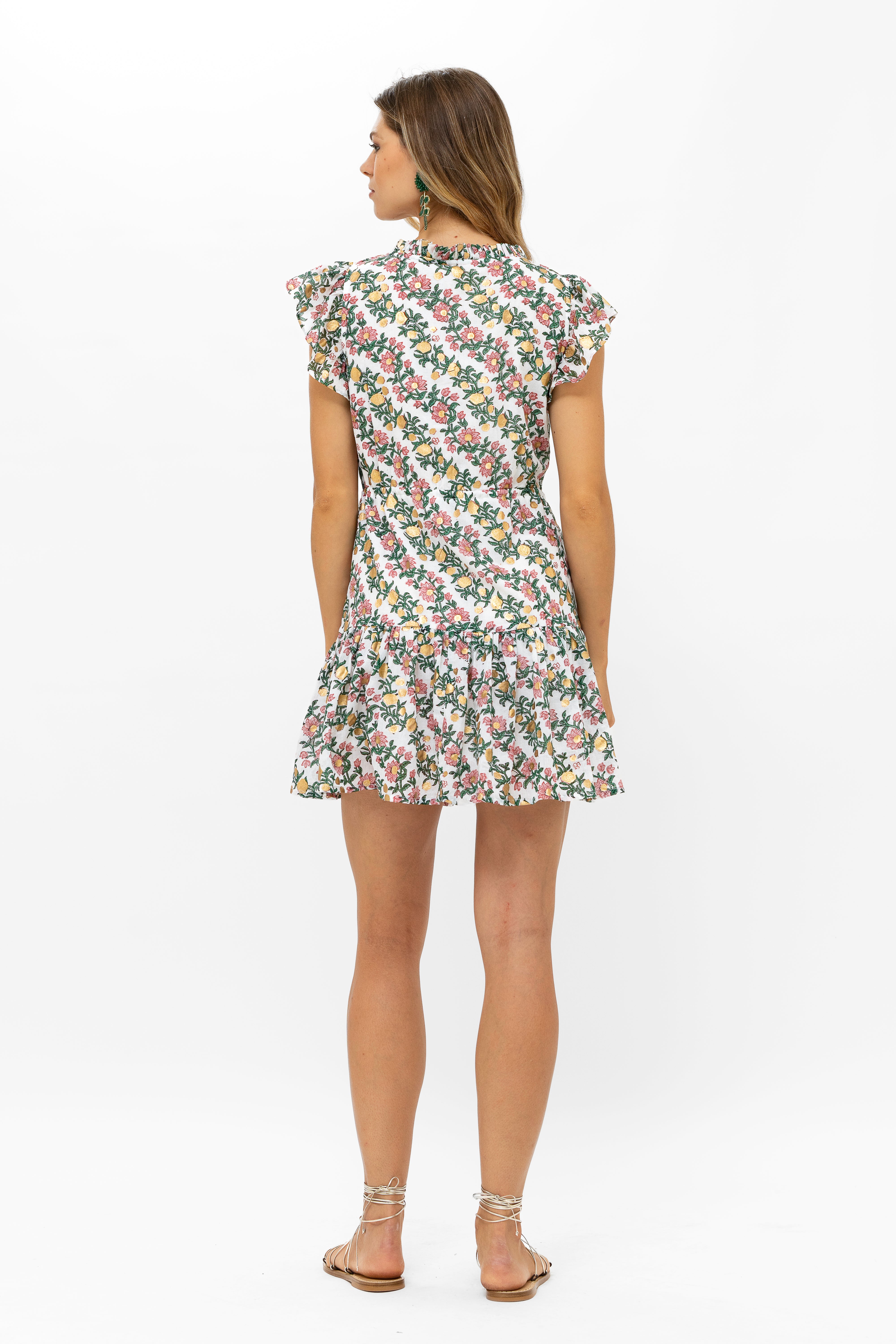 Cinched Flirty Short- Lupina Coral