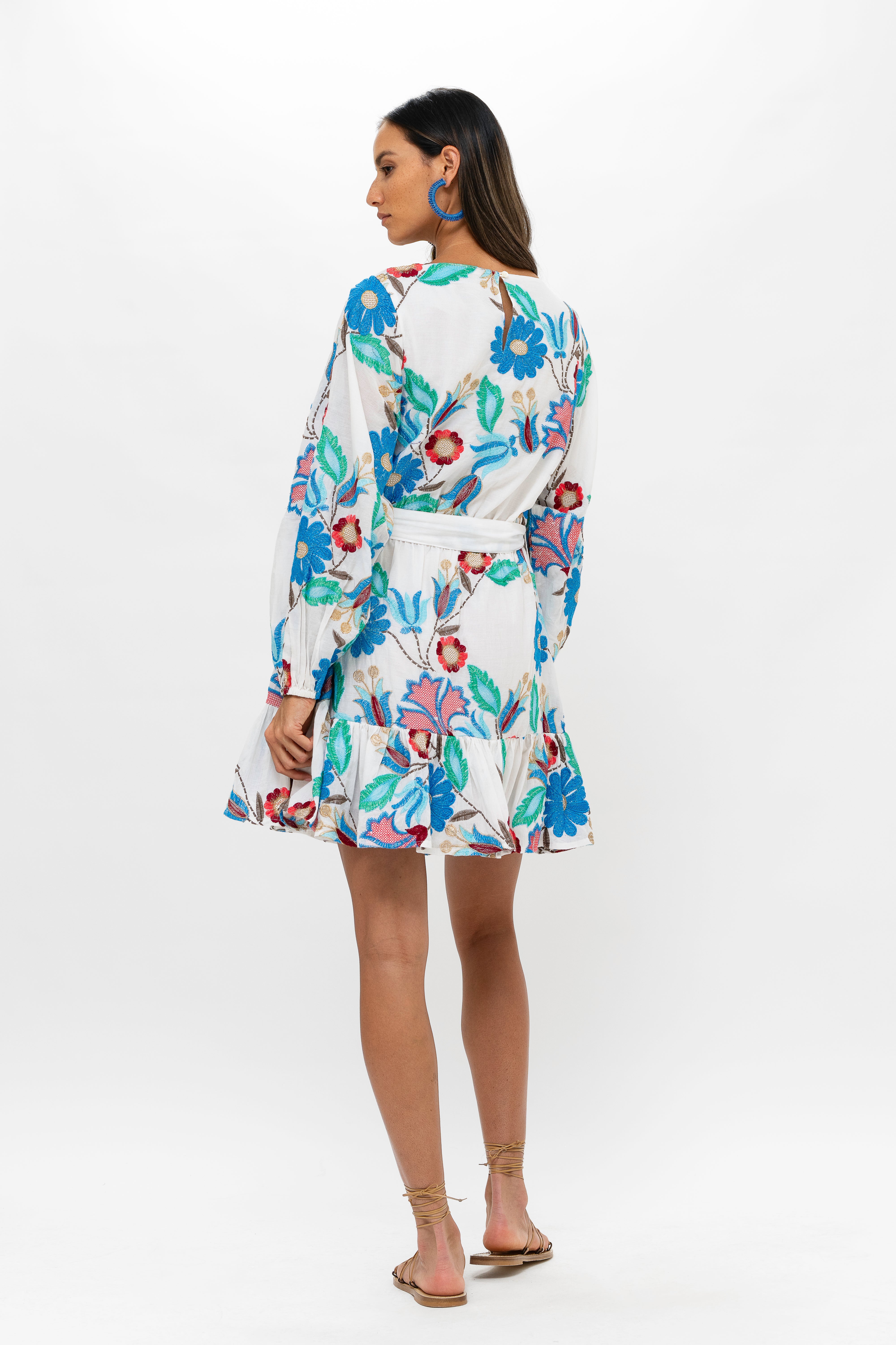 Long Sleeve Flirty Short- Monet Multi