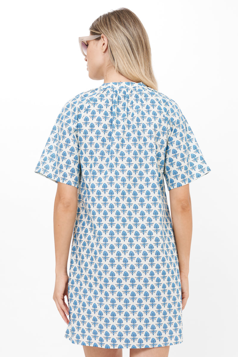 Pocket Dress- Provence Blue