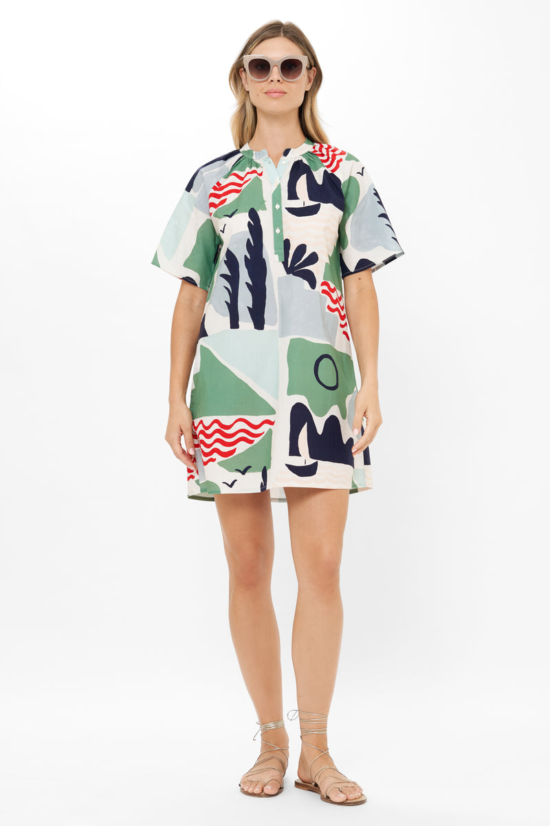 Pocket Dress- Riviera Sage