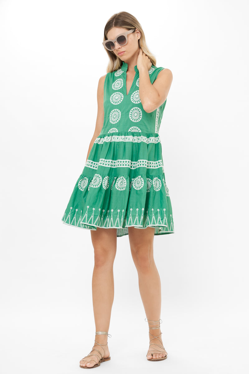 Yoke Dress- Soleil Sage
