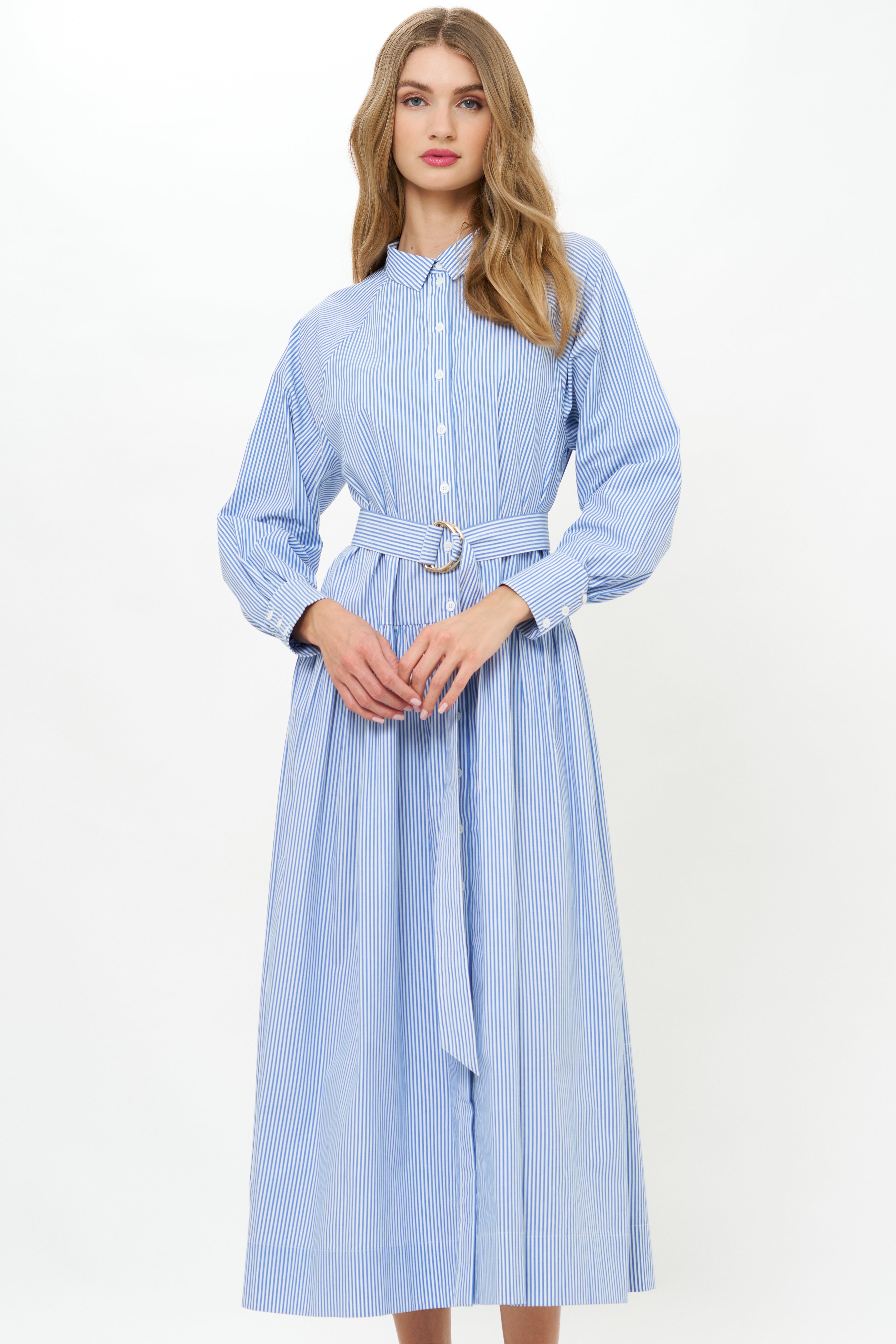 Layla Dress- Surrey Blue