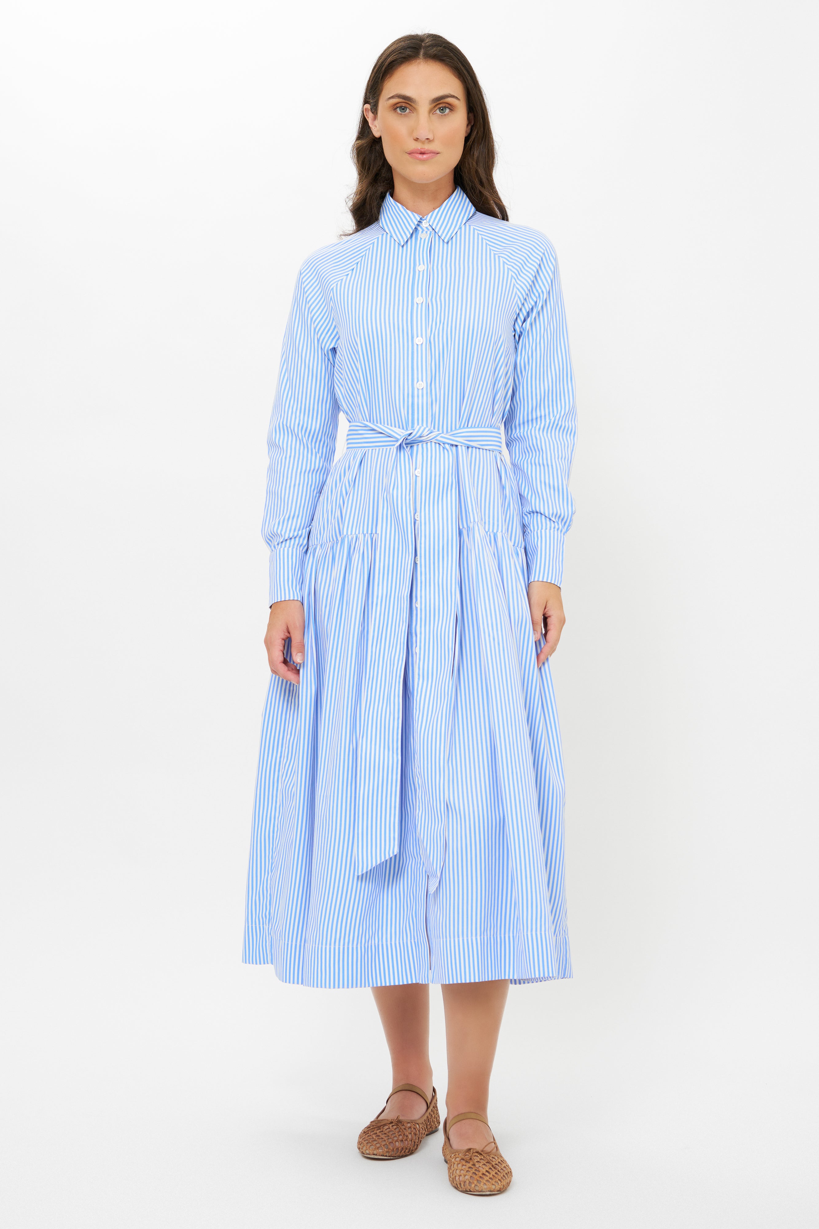 Layla Dress- Surrey Blue