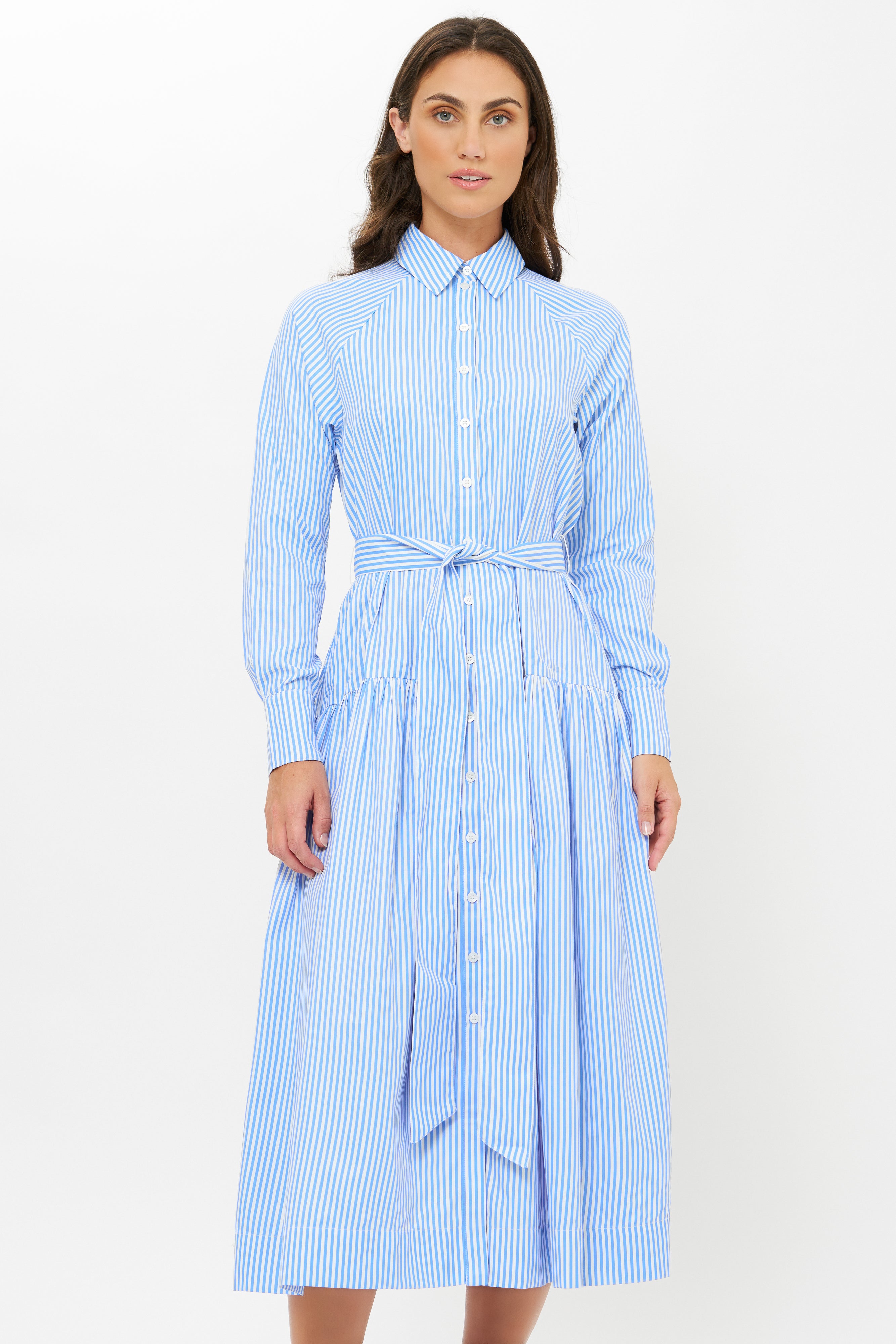 Layla Dress- Surrey Blue