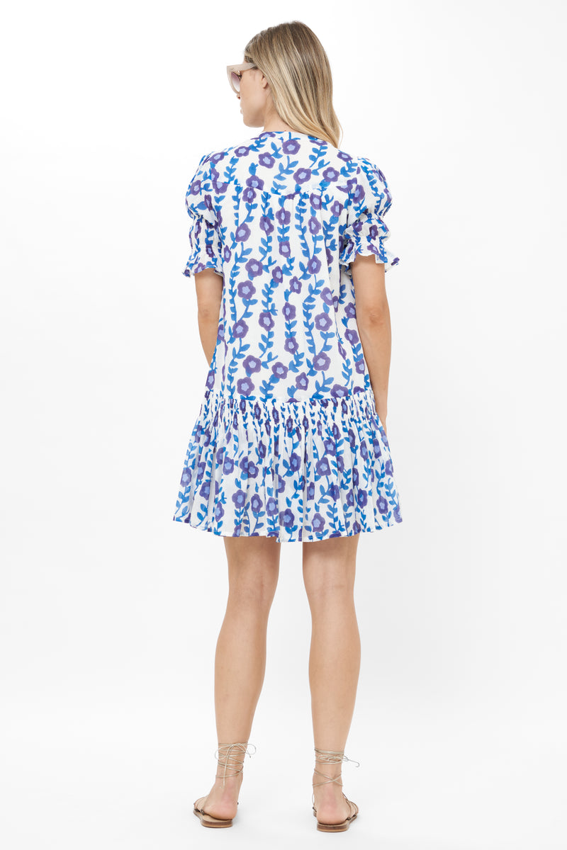 Smocked Drop Mini- Toscana Blue