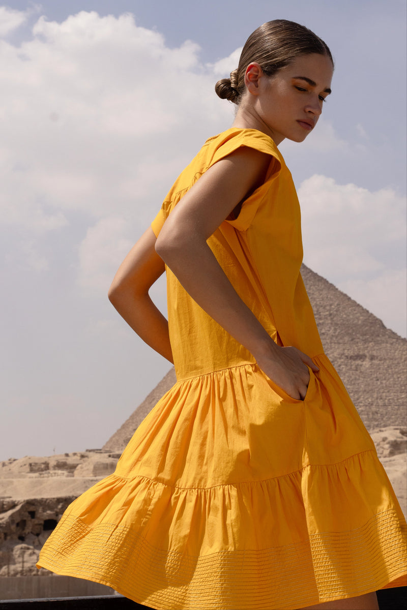 Roll Sleeve- Tuki Marigold